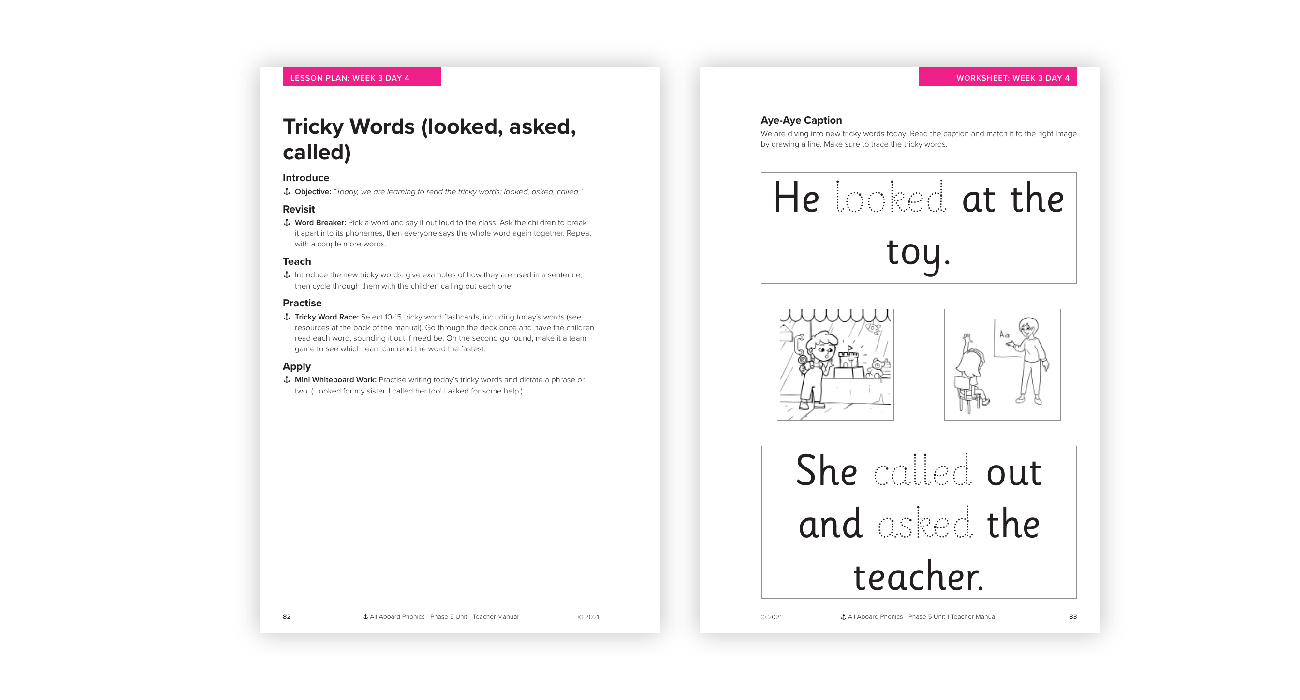 Phonics Phase Week Lesson Compound Words Year Phonics