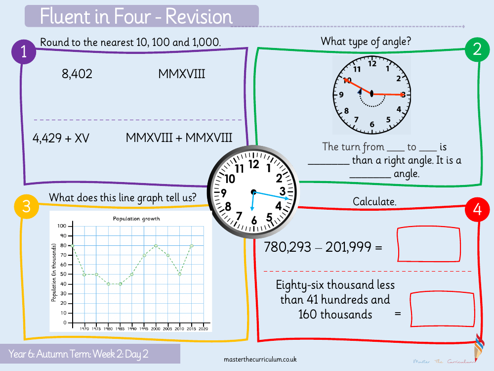 Place Value - Round any number within 10 million - Starter