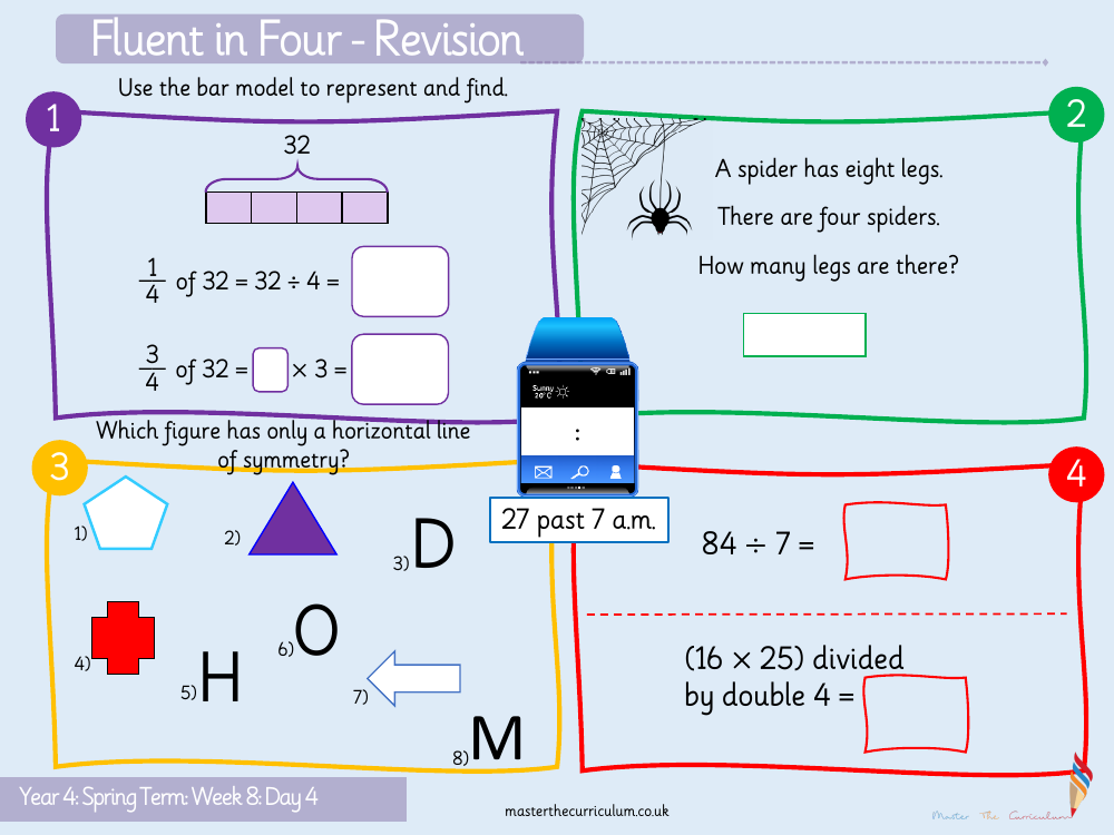 Fractions - Calculate quantities - Starter