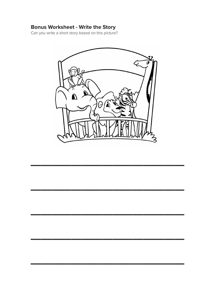 Week 34, lesson 1-5 Write the Story activity - Phonics Phase 5, unit 4 - Worksheet