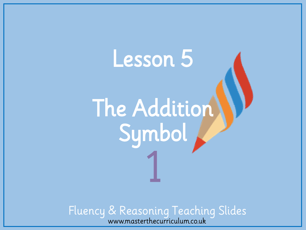 Addition and subtraction within 10 - Addition symbol - Presentation