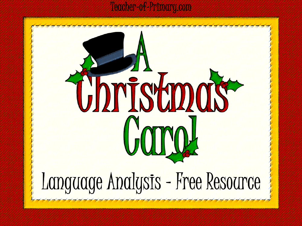 A Christmas Carol   Free Resource PowerPoint