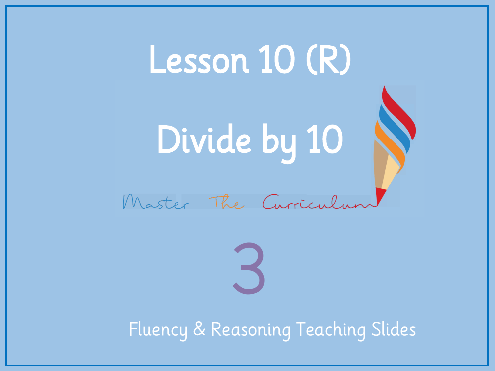 Multiplication and division - Divide by 10 - Presentation