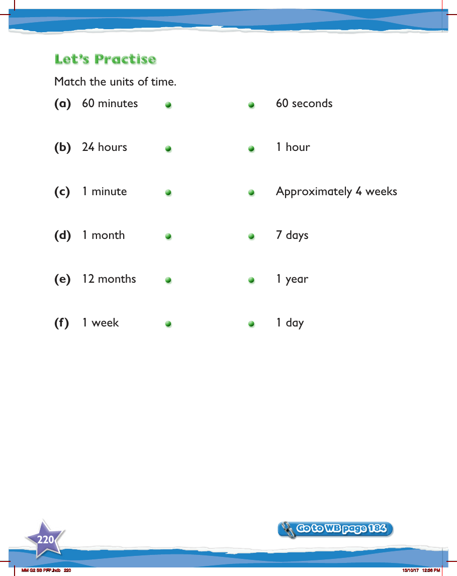 Practice, The relationship between consecutive units of time