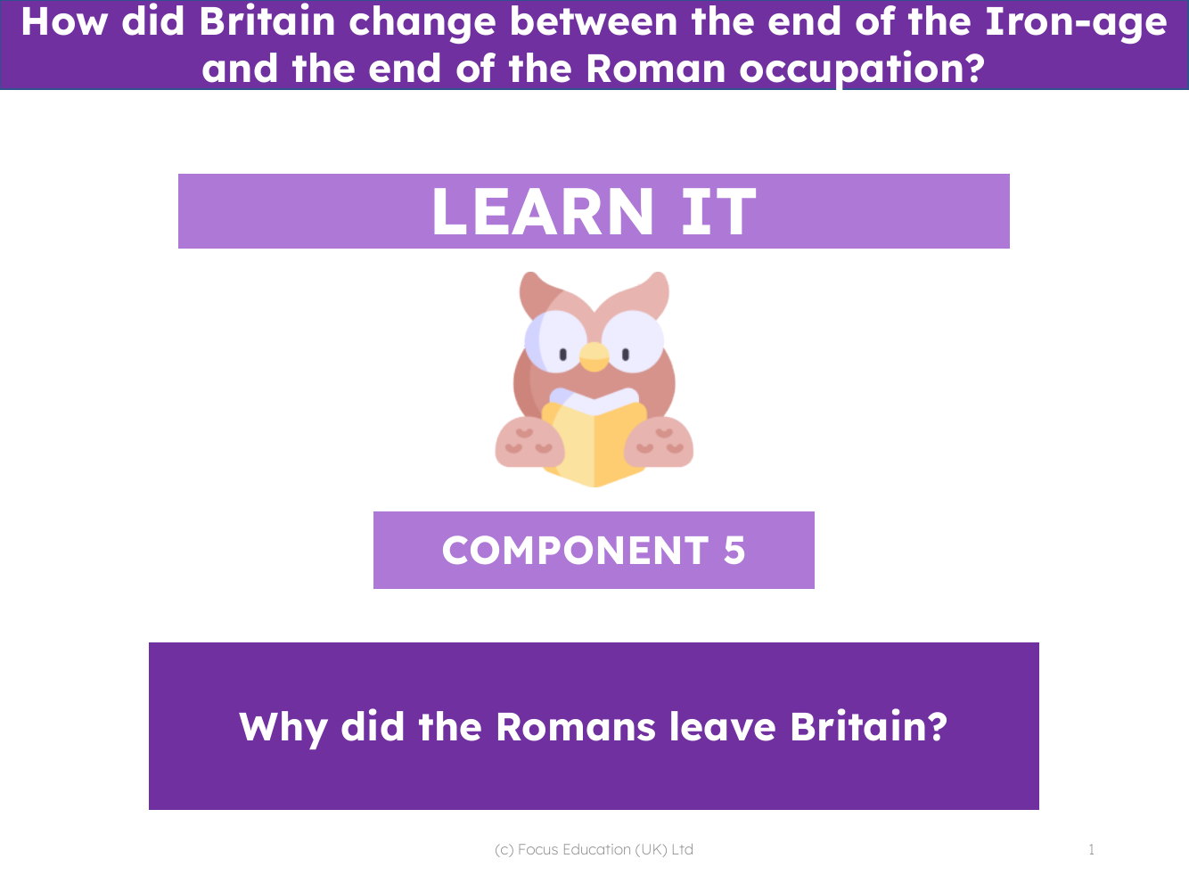 Why did the Romans leave Britain? - Presentation