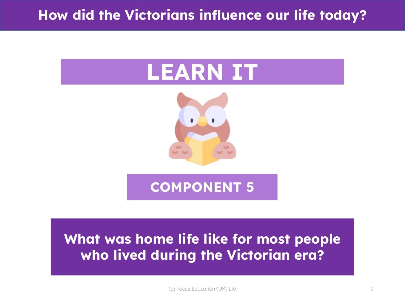 What was home life like for most people who lived during the Victorian era? - Presentation