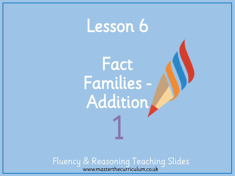Addition and subtraction within 10 - Fact families addition - Presentation