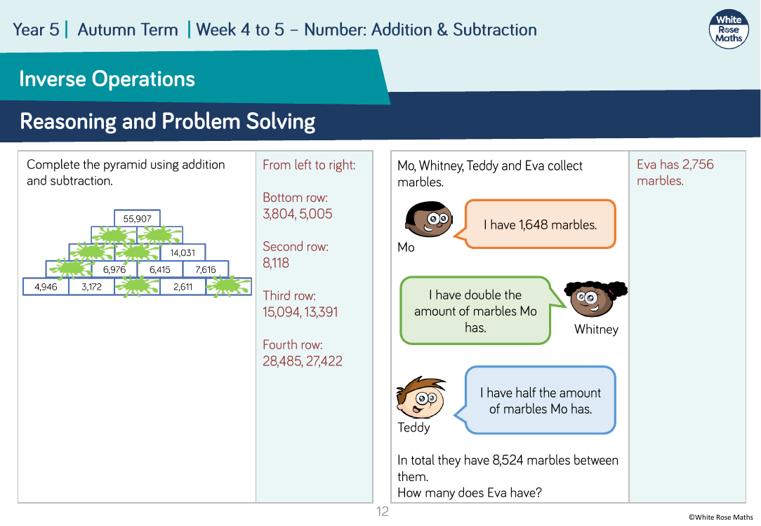 inverse problem solving year 5