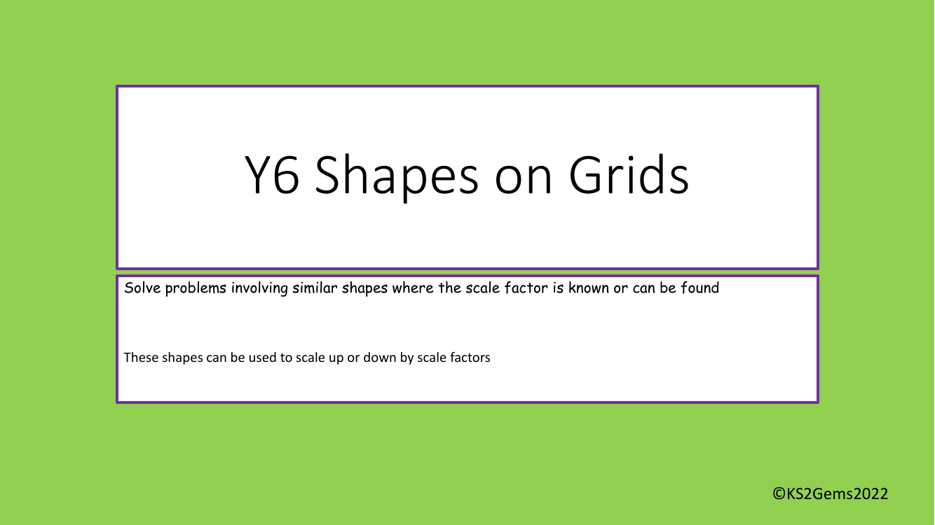 Shapes on grids | Maths Year 6