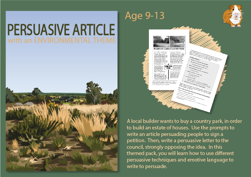 Write A Persuasive Article With An Environmental Theme (9-14 years) - Teacher Notes