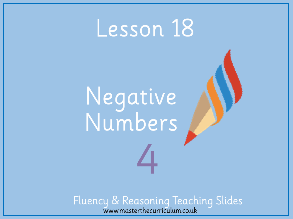 Place value - Negative numbers 2 - Presentation