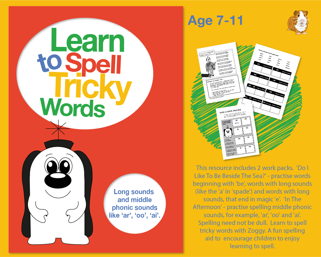 Learn Tricky Words With Long Sounds & Middle Phonic Sounds ‘ar’, ‘oo’, ‘ai’ - Teacher Notes