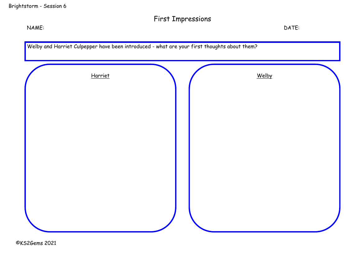 Brightstorm - Session 6 - First Impressions