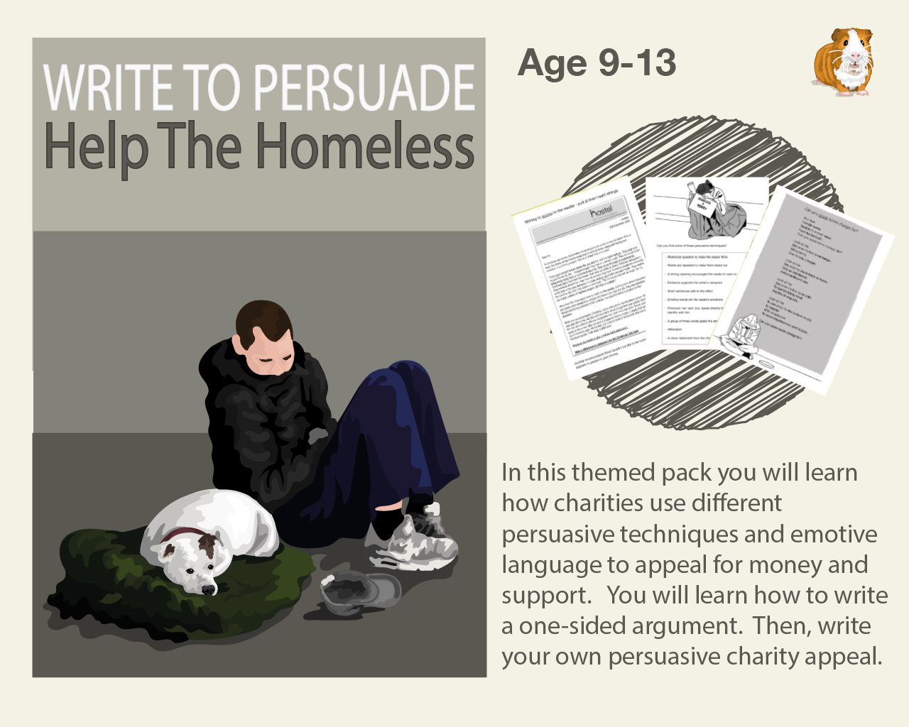 Write To Persuade: Help The Homeless (9-14 years) - Teacher Notes