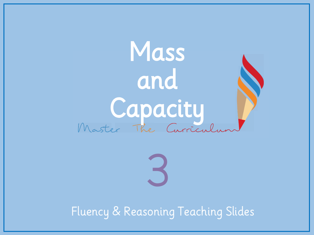 Mass and capacity - Measure capacity activity - Presentation