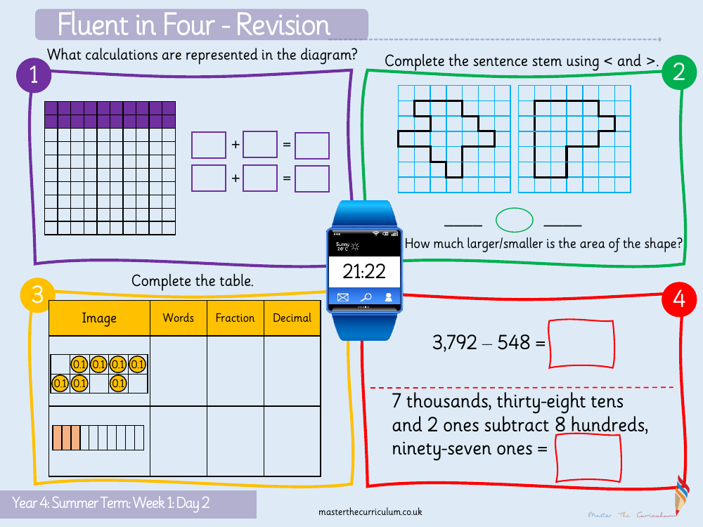 Decimals - Making a Whole - Starter