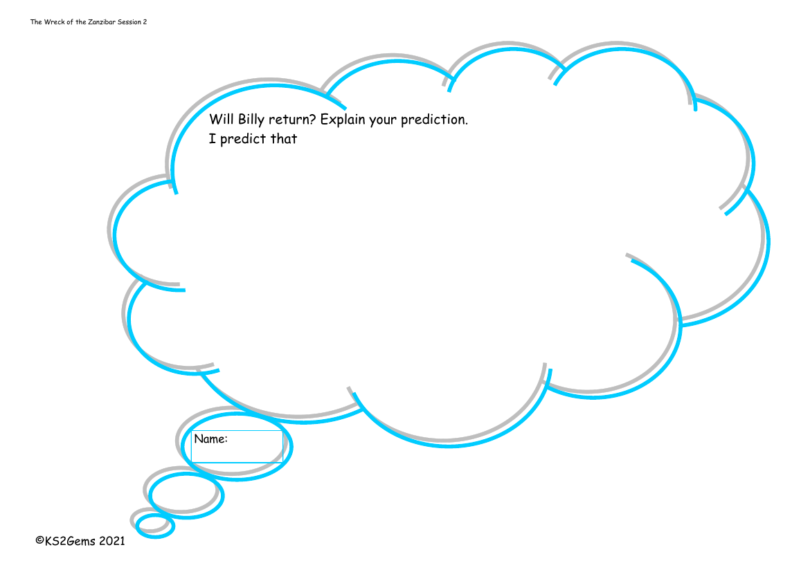 The Wreck of the Zanzibar - Session 2 - Prediction