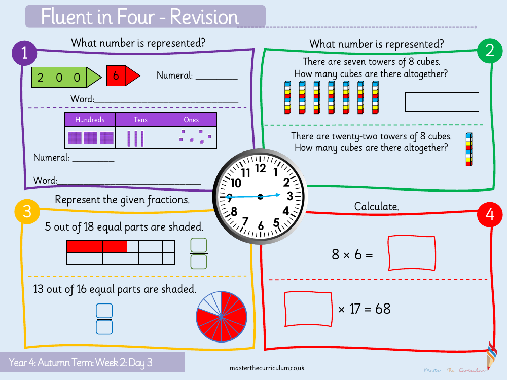 Place value - Thousands, hundreds, tens and ones - Starter