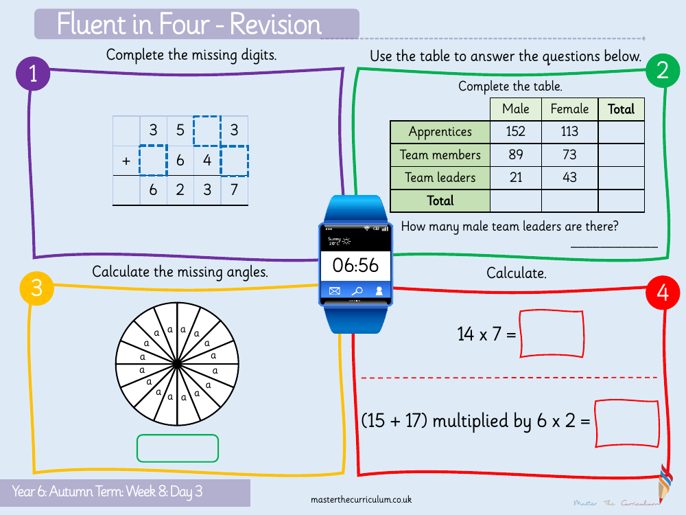 Fractions - Improper to mixed numbers  (Cubes) - Starter