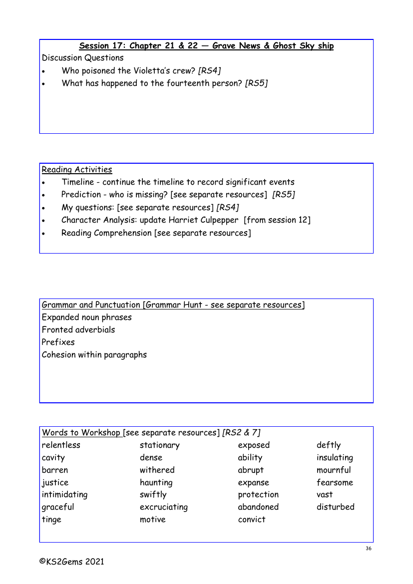 Brightstorm - Session 17 - Chapter 21 & 22 - Worksheet