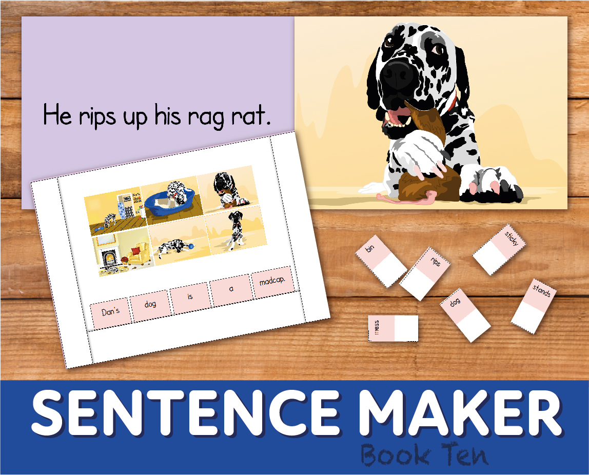 Make Sentences With The Sentence Maker: Book 10 (4-7 years) - Teacher Notes