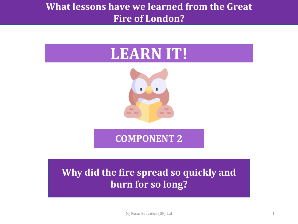 Why did the fire spread so quickly and burn for so long? - Presentation