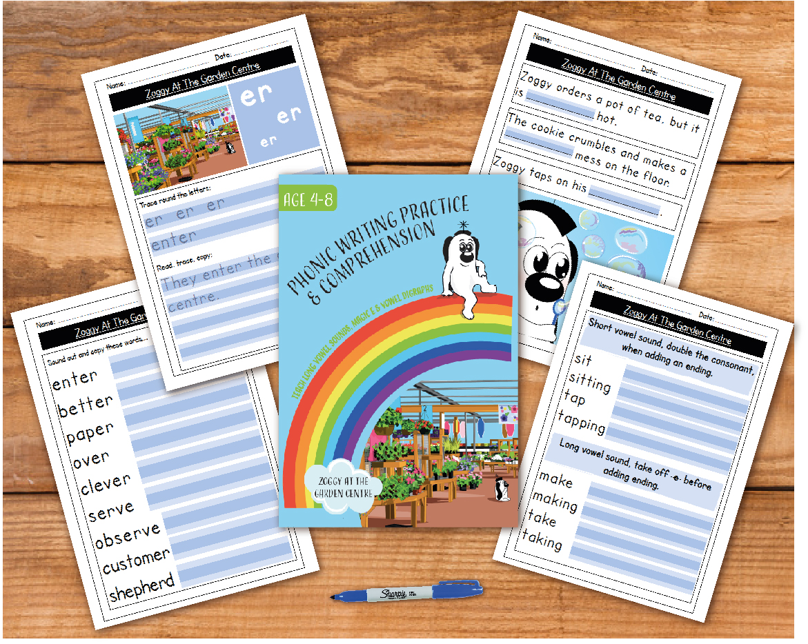 Zoggy At The Garden Centre - Teacher Notes (Writing And Comprehension Practice)