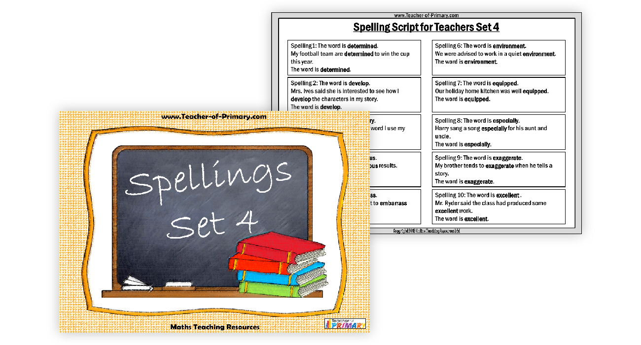 spellings-set-4-teachers-script-english-year-3