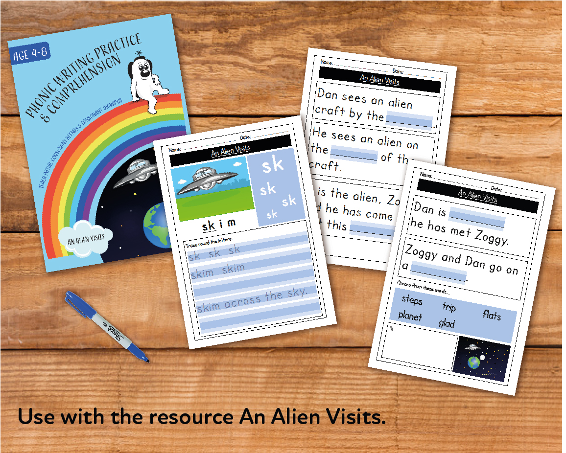 An Alien Visits - Teacher Notes (Writing And Comprehension Practice)