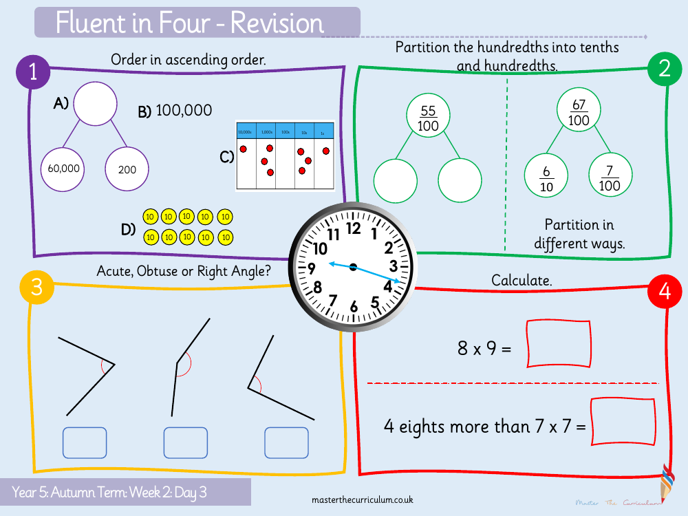 Place value - Round numbers within 100,000 - Starter