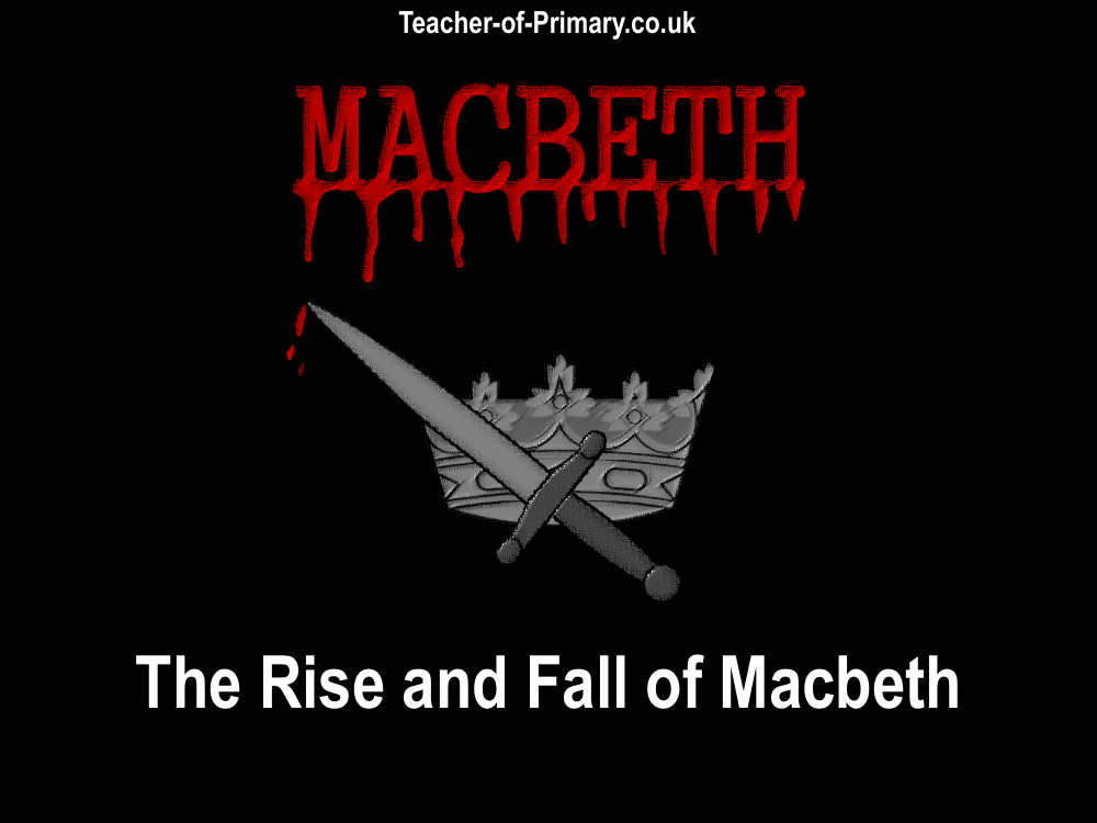 Macbeth - Lesson 21 - The Rise and Fall of Macbeth PowerPoint