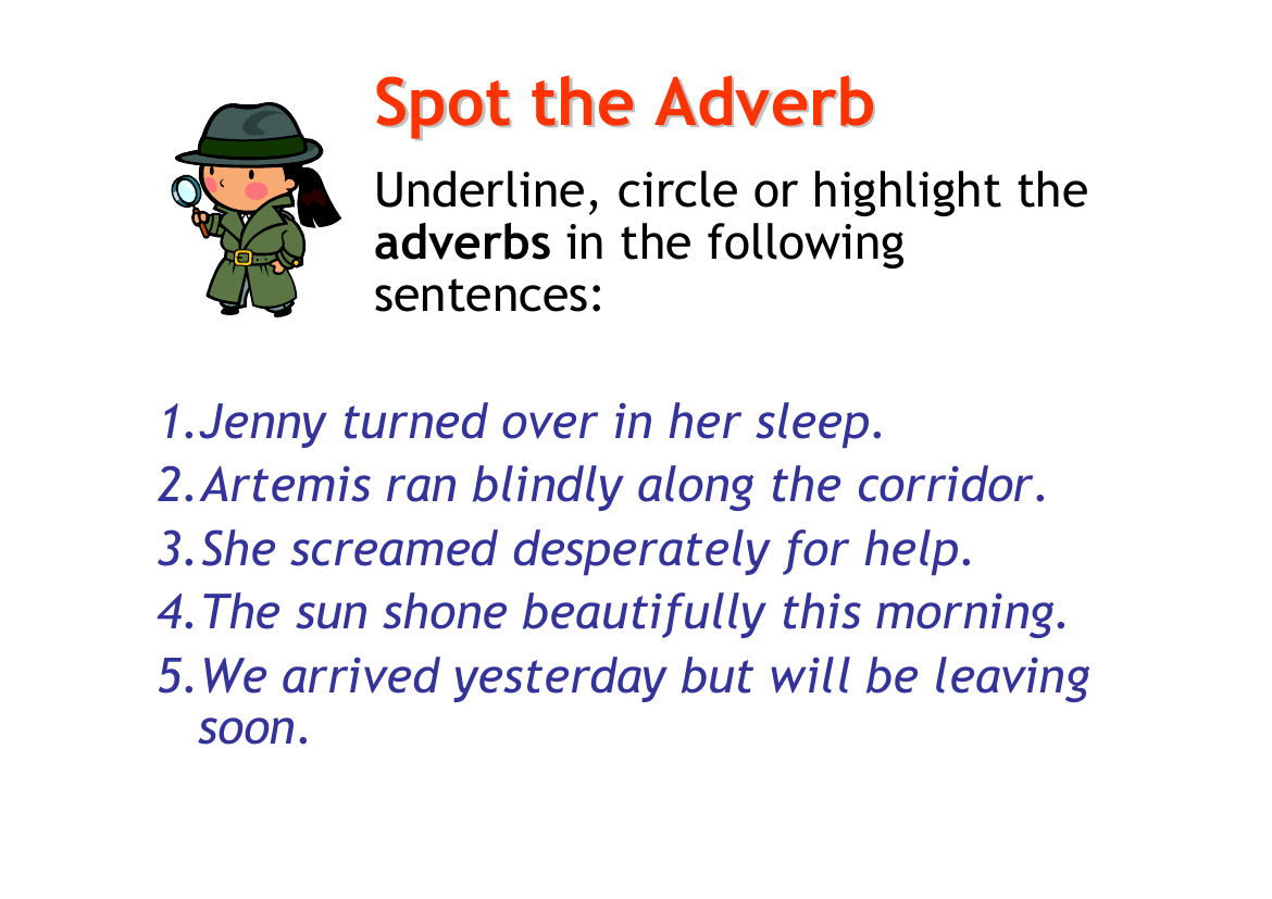 Writing To Entertain Lesson 9 Using Effective Adverbs Worksheet 