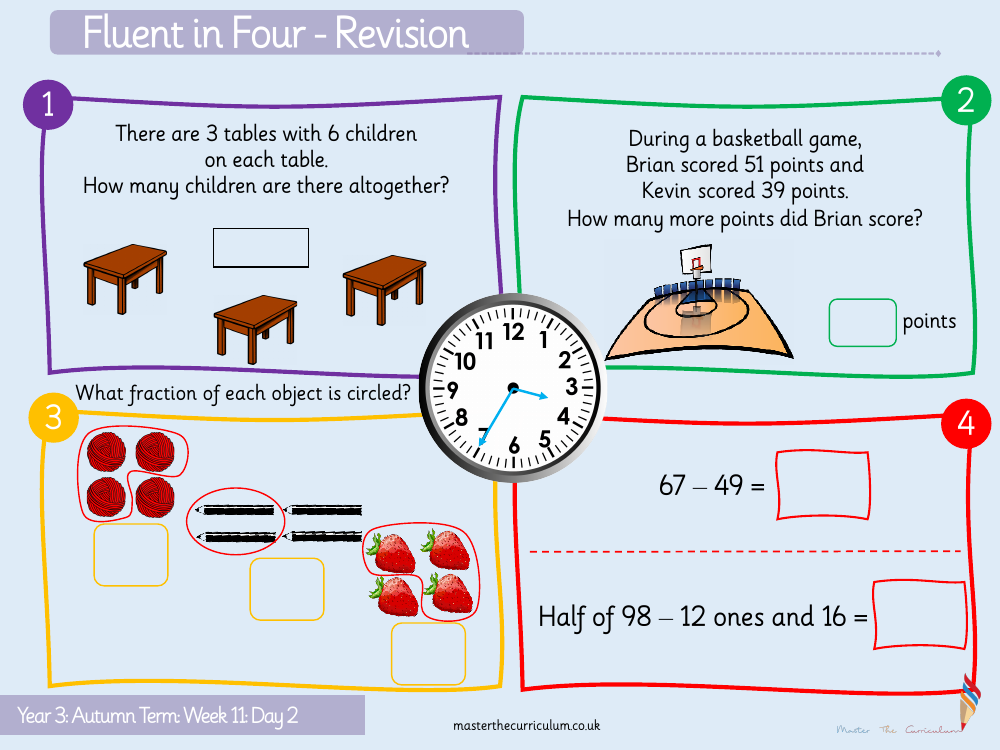 Multiplication and division - Divide by 3 - Starter