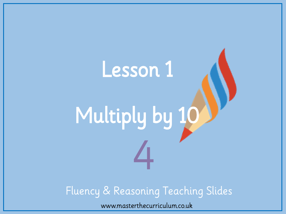 Multiplication and Division - Multiply by 10 - Presentation