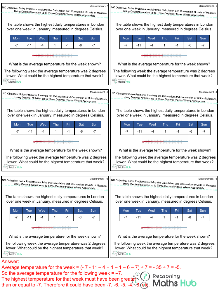 Solve problems involving the calculation and conversion of units of measure 2 - Reasoning