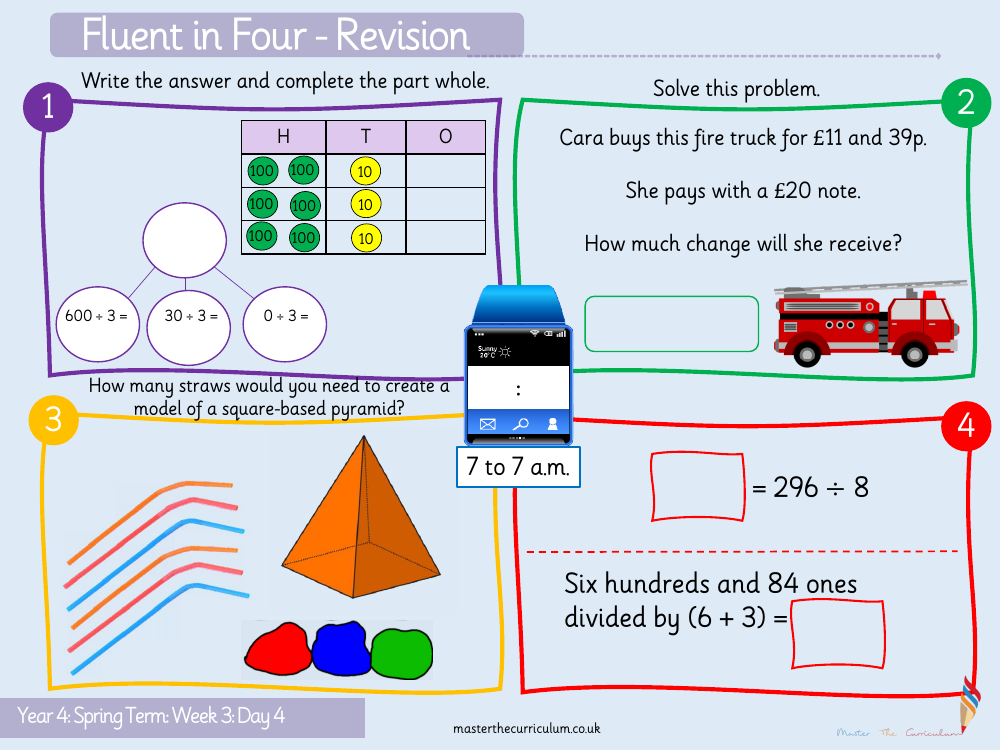 Multiplication and Division - Correspondence Problems - Starter