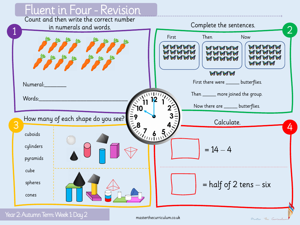 Place value - Tens and ones within 20 - Starter