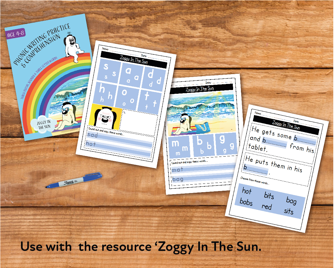 Zoggy In The Sun - Teacher Notes (Writing And Comprehension Practice)