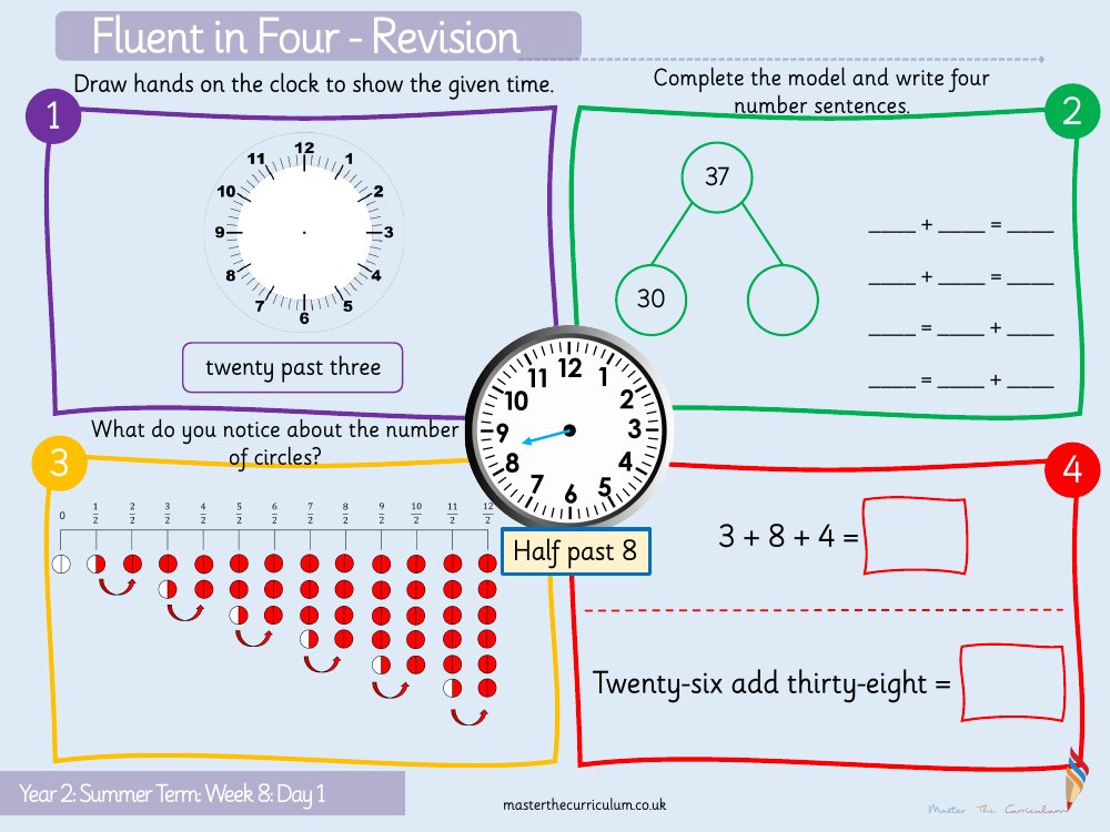 Time - Writing the time - Starter