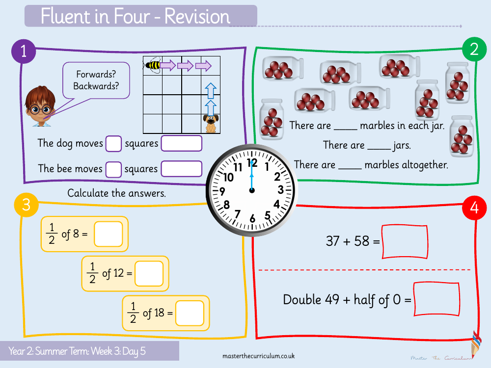 Position and direction - Describing movement - Worksheet