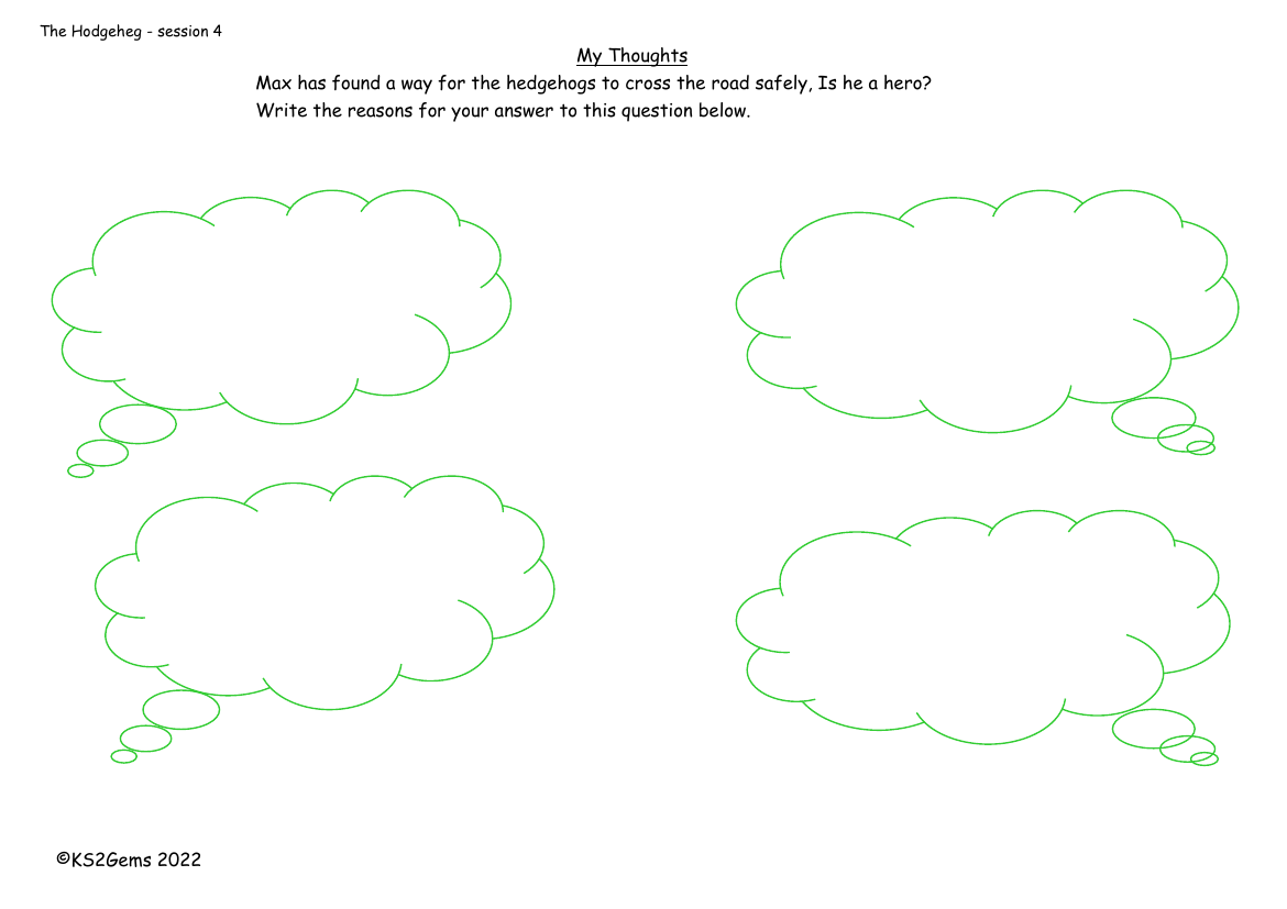 The Hodgeheg - Session 4 - My Thoughts