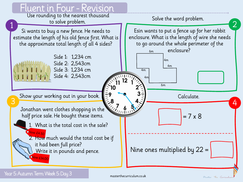 Addition and Subtraction - Inverse Operations - Starter