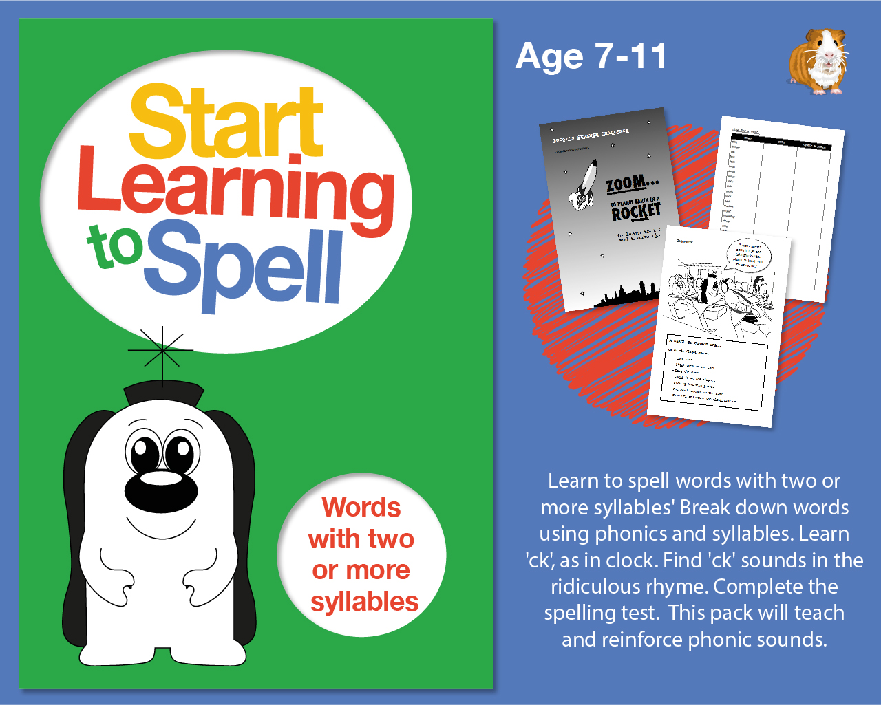 Learn To Spell Words With 2 Or More Syllables: Learn To Spell With Phonics (7-11) - Teacher Notes