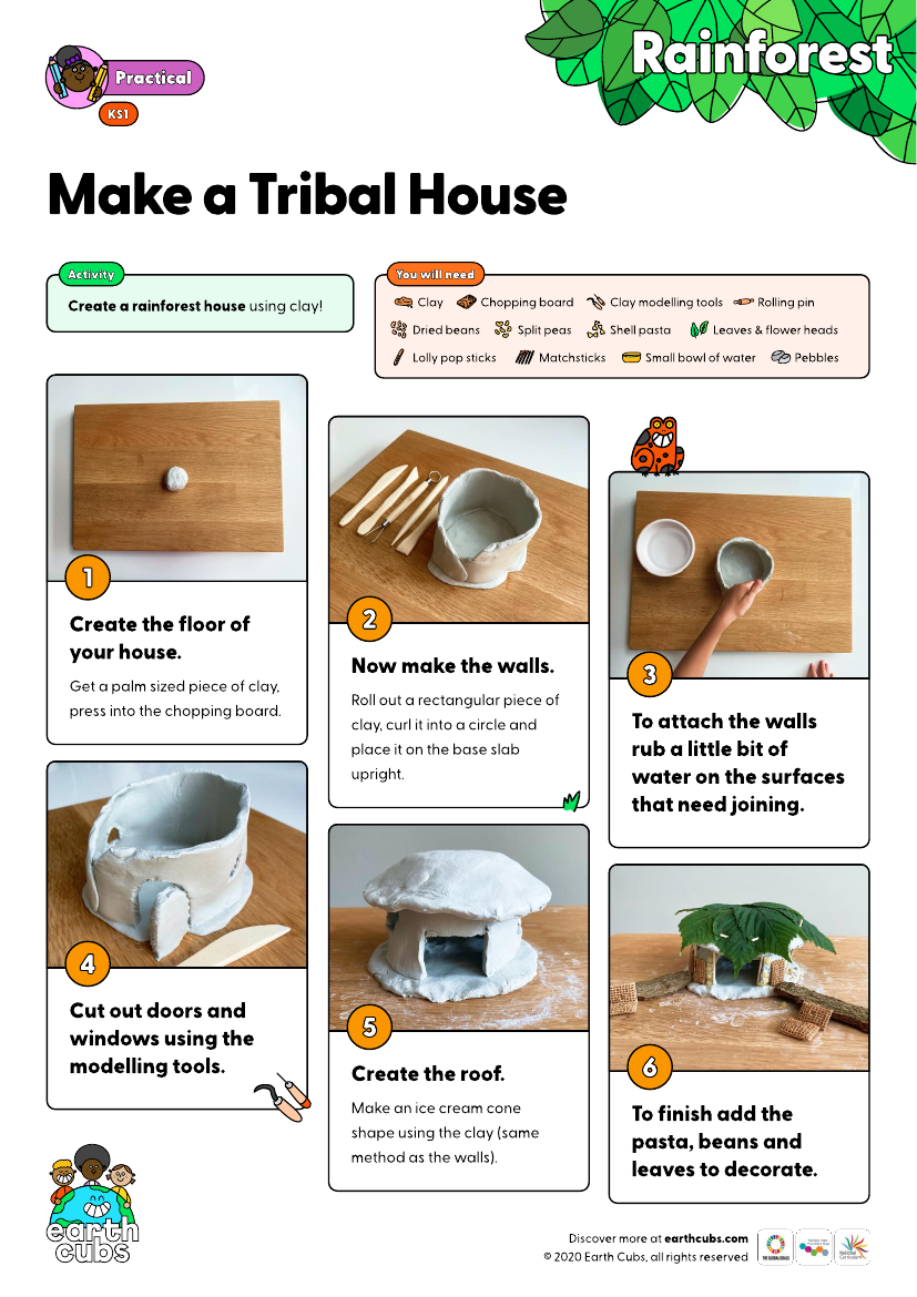 Make a tribal house | Pango