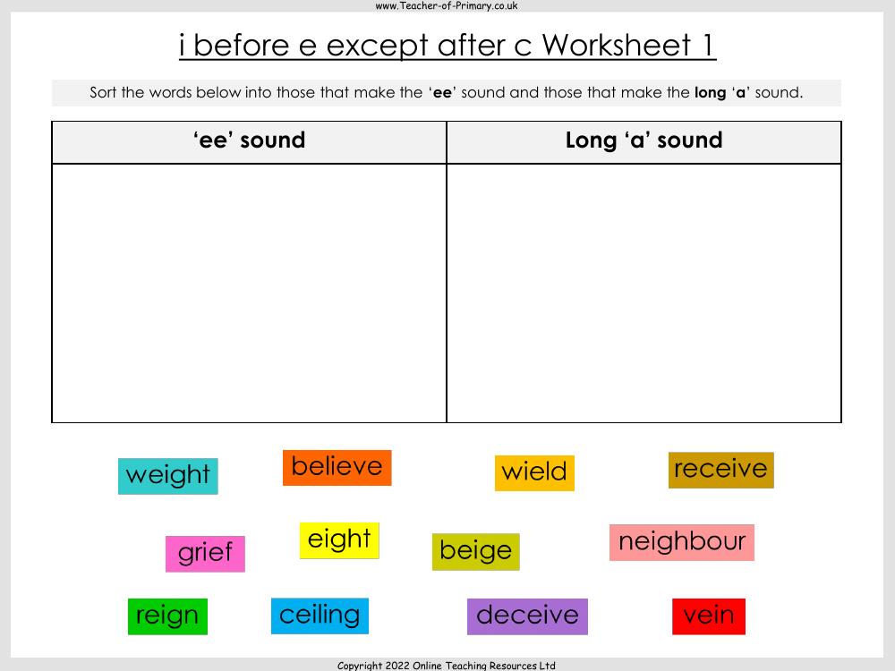 i-before-e-except-after-c-worksheet-english-year-5