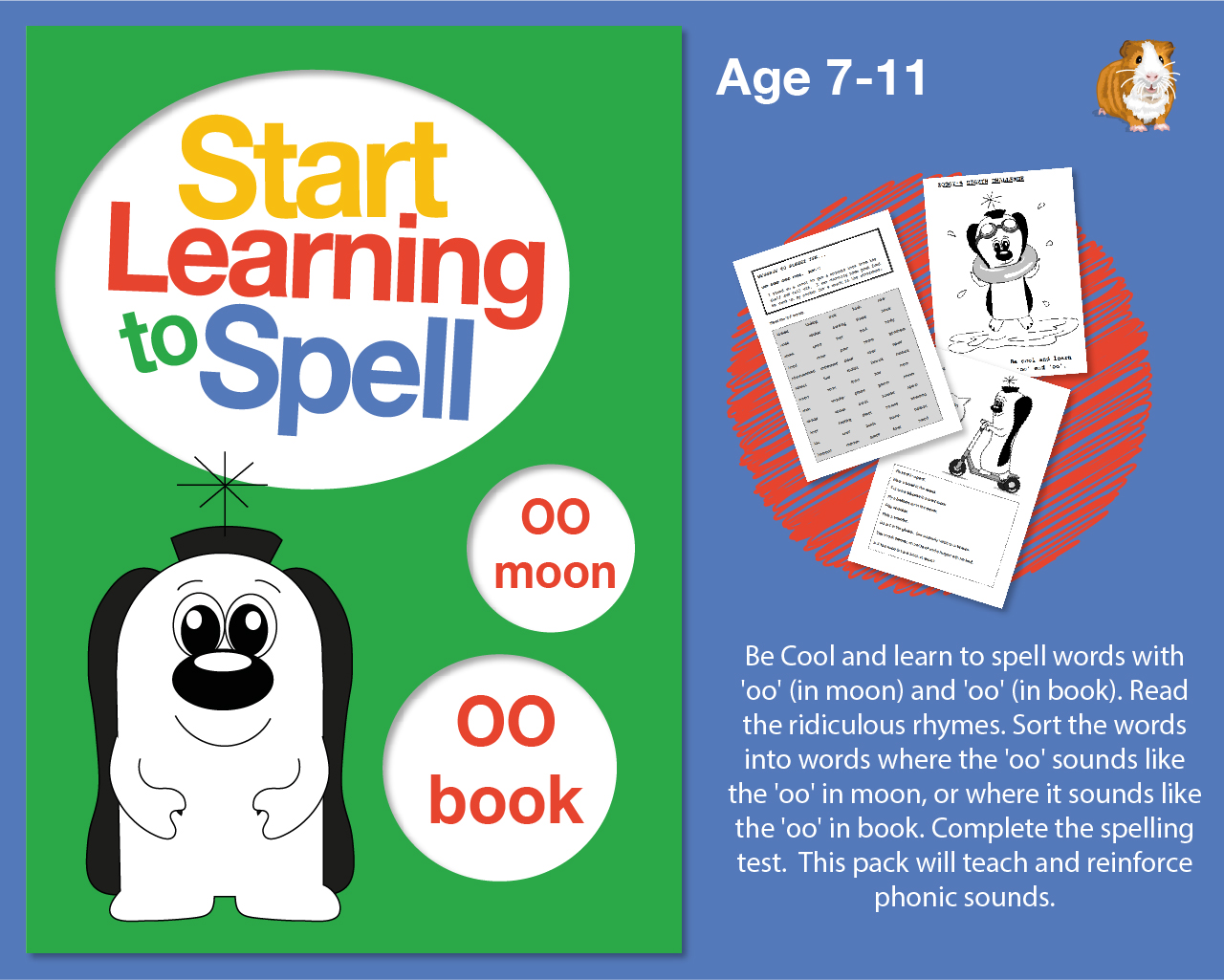 Be Cool' And Learn To Spell Words With 'oo' and 'oo' (7-11 years) - Teacher Notes