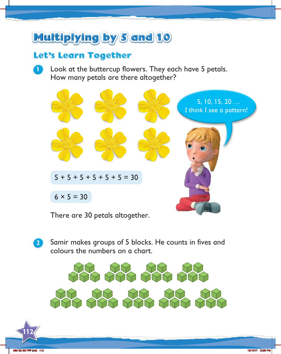 Learn together, Multiplying by 5 and 10 (1)