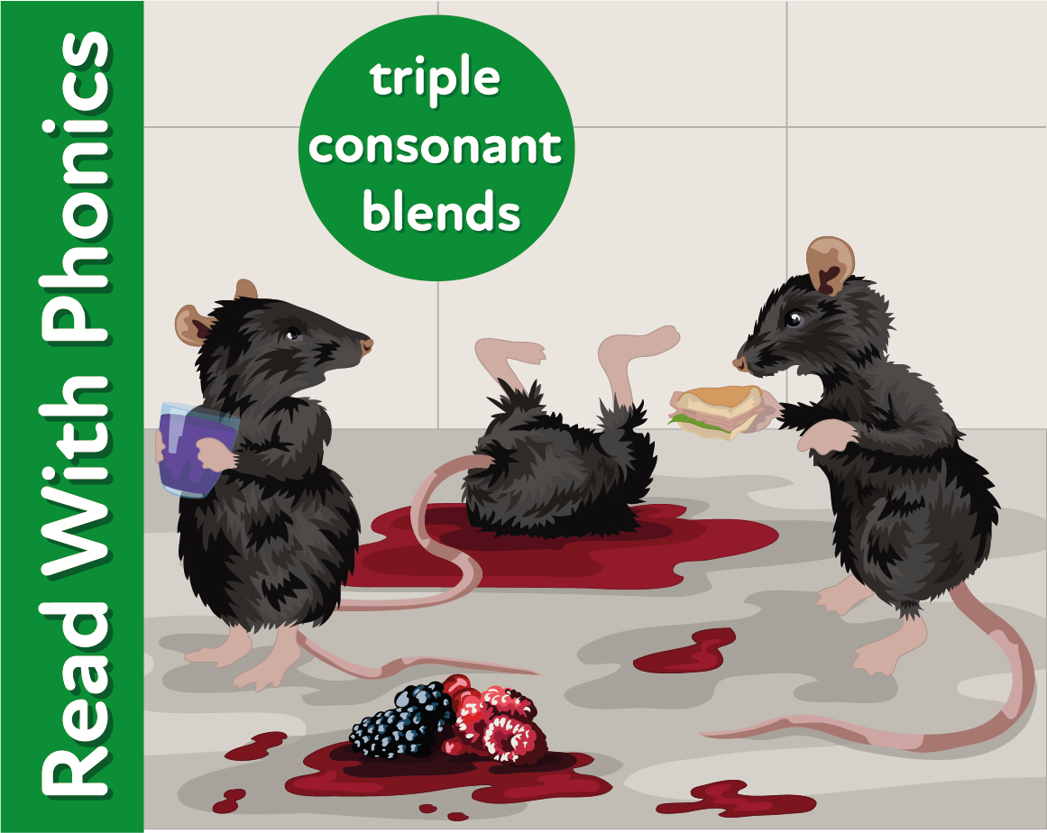 Introduces Triple Consonant Blends. Read Fun Rhymes (3 years +) - Teacher Notes