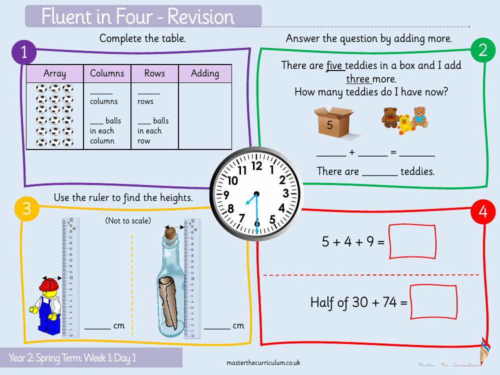 Multiplication and division - Recognise equal groups - Starter