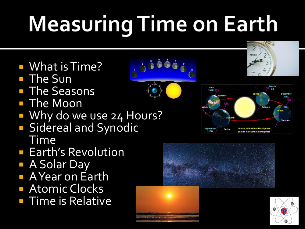 Measuring Time on Earth - Student Presentation